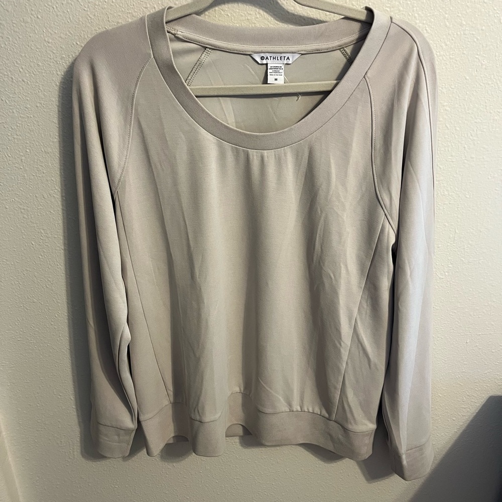 Athleta Women's Cream Sweatshirt